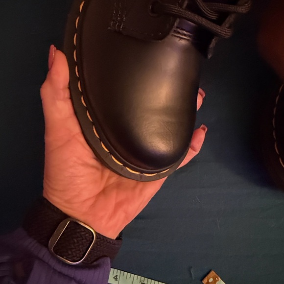 Dr. Martens 1460 Smooth Leather Lace Up Boots - Picture 7 of 16